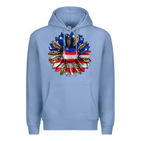 Colony Blue american flag leopard Premium Hoodie - RanaPortraitStore