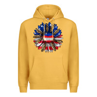 Mustard american flag leopard Premium Hoodie - RanaPortraitStore