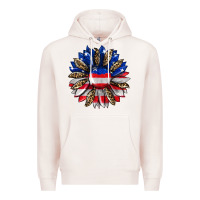 Pale Pink american flag leopard Premium Hoodie - RanaPortraitStore