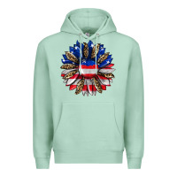 Seafoam american flag leopard Premium Hoodie - RanaPortraitStore