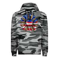 Slate Camo american flag leopard Premium Hoodie - RanaPortraitStore