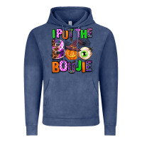 Vintage Denim Hallowen Boo Vintage Hoodie - AdoDesignShop