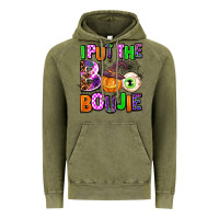 Vintage Olive Hallowen Boo Vintage Hoodie - AdoDesignShop