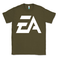 Army Green #electronicArts EA  white Classic Tee - DesigneFamous