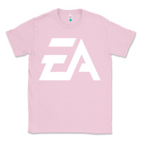 Bubblegum Pink #electronicArts EA  white Classic Tee - DesigneFamous