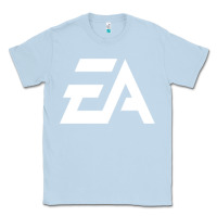 Dusty Blue #electronicArts EA  white Classic Tee - DesigneFamous