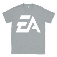 Heather Grey #electronicArts EA  white Classic Tee - DesigneFamous