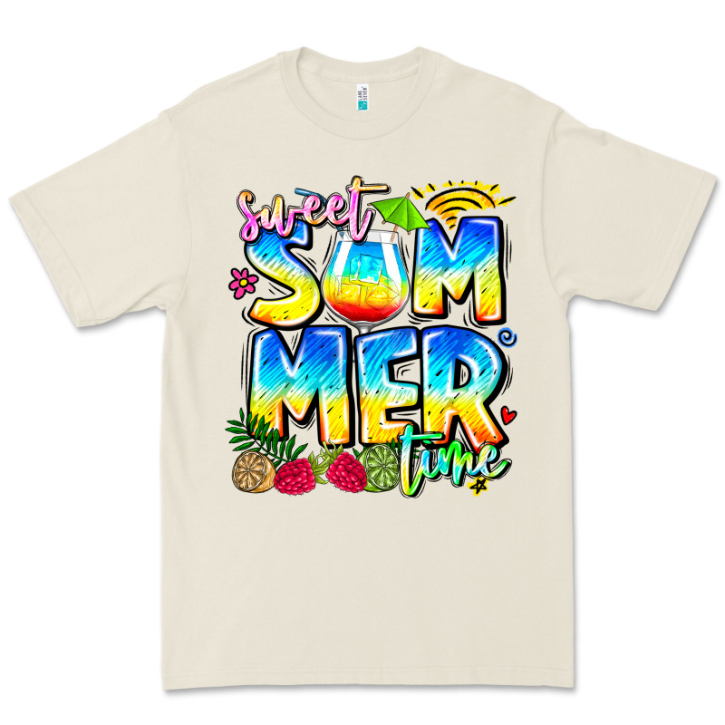 Summer Time Premium Tee by CowhideDigitalArt | Teevron