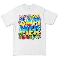 White summer time Premium Tee - CowhideDigitalArt