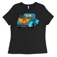 Black fall truck Ladies Tee - Artiststas