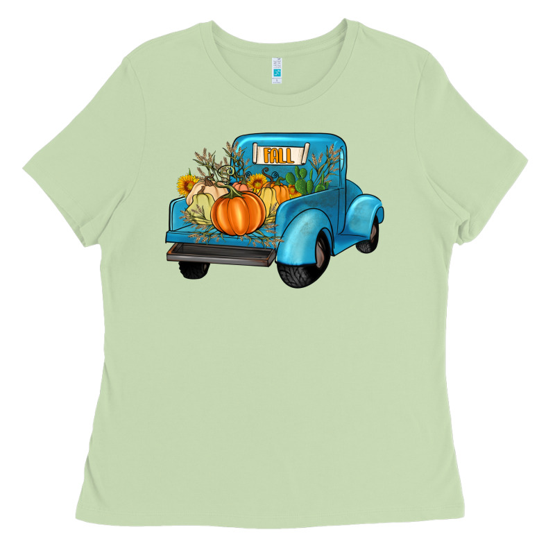 Fall Truck Ladies Tee by Artiststas | Teevron