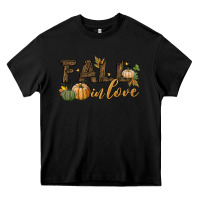Black fall in love Heavy Core Tee - BundleAndBundleShop