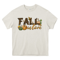 Cream fall in love Heavy Core Tee - BundleAndBundleShop