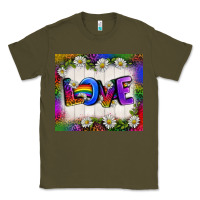 Army Green Western Love LGBTQ Tumbler Classic Tee - BundleAndBundleShop