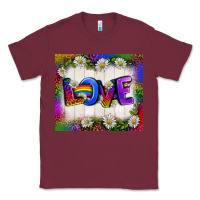 Burgundy Western Love LGBTQ Tumbler Classic Tee - BundleAndBundleShop