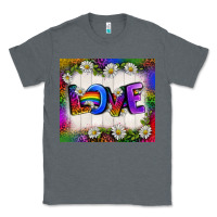 Charcoal Heather Western Love LGBTQ Tumbler Classic Tee - BundleAndBundleShop