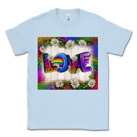 Dusty Blue Western Love LGBTQ Tumbler Classic Tee - BundleAndBundleShop