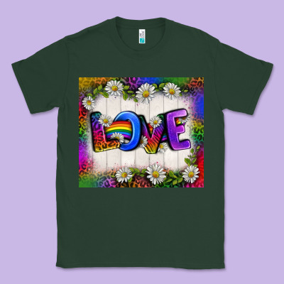 Western Love Lgbtq Tumbler Classic Tee Designed By Bundleandbundleshop
