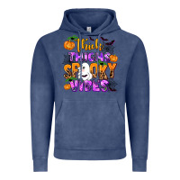 Vintage Denim thick thighs spooky vibes Vintage Hoodie - AdoDesignShop