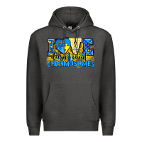 Charcoal Heather love doesn't count chromosomes Premium Hoodie - AdoDesignShop