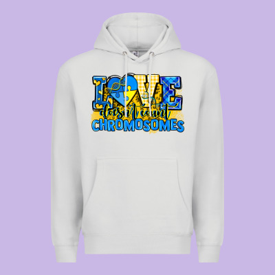 Love Doesn't Count Chromosomes Premium Hoodie Designed By Adodesignshop