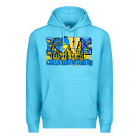 Ocean Blue love doesn't count chromosomes Premium Hoodie - AdoDesignShop
