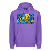 Purple love doesn't count chromosomes Premium Hoodie - AdoDesignShop