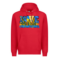 Red love doesn't count chromosomes Premium Hoodie - AdoDesignShop