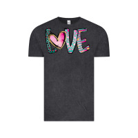 Vintage Black Valentine Love Vintage Tee - CowhideDigitalArt