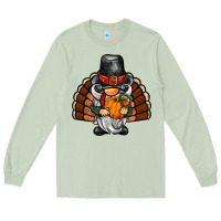 Matcha thanksgiving turkey gnome Long Sleeve Tee - BarkalooDesign
