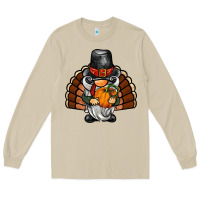 Mushroom thanksgiving turkey gnome Long Sleeve Tee - BarkalooDesign
