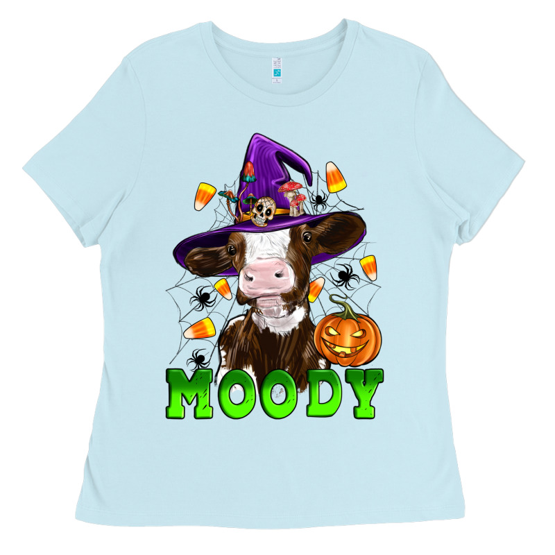 Moody Cow Ladies Tee by Artiststas | Teevron