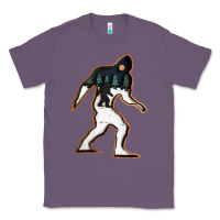 Lavender bigfoot wood layered christmas Classic Tee - DesigneFamous