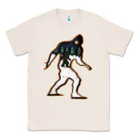 Natural bigfoot wood layered christmas Classic Tee - DesigneFamous