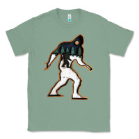Sage bigfoot wood layered christmas Classic Tee - DesigneFamous