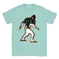 Seafoam bigfoot wood layered christmas Classic Tee - DesigneFamous