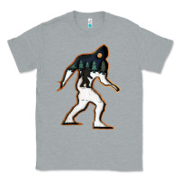 Bigfoot Wood Layered Christmas Classic Tee | Teevron