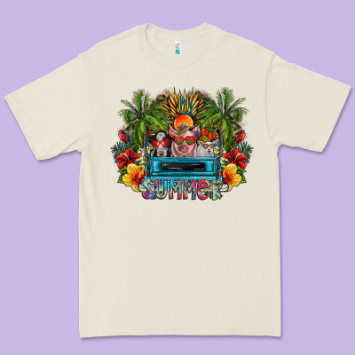 Summer Premium Tee Designed By Cowhidedigitalart