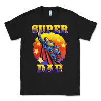 Black super dad Classic Tee - BarkalooDesign
