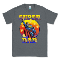 Charcoal Heather super dad Classic Tee - BarkalooDesign