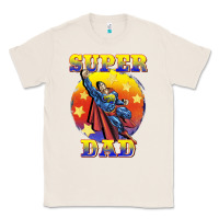 Natural super dad Classic Tee - BarkalooDesign