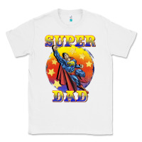 White super dad Classic Tee - BarkalooDesign