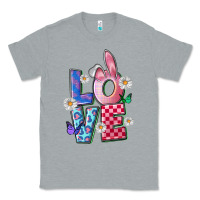 Heather Grey easter love Classic Tee - FaDigitalArtStudio