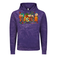 Cloud Purple fall teacher Vintage Hoodie - AdoDesignShop