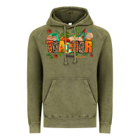 Vintage Olive fall teacher Vintage Hoodie - AdoDesignShop