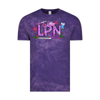 Cloud Purple Valentine LPN Vintage Tee - CowhideDigitalArt