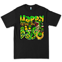 Black Happy St Patricks Rex Day Premium Tee - CowhideDigitalArt