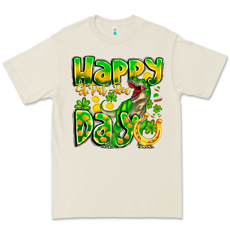 Happy St Patricks Rex Day Premium Tee by CowhideDigitalArt | Teevron