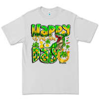 Dove Grey Happy St Patricks Rex Day Premium Tee - CowhideDigitalArt