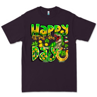 Plum Happy St Patricks Rex Day Premium Tee - CowhideDigitalArt